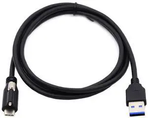 xiwai Standard USB3.0 Data Cable to USB 3.1 Type-C Locking Connector with Panel Mount Screw for Camera 1.2M xiwai Standard USB3.0 Data Cable to USB 3.1 Type-C Locking Connector with Panel Mount Screw for Camera 1.2M