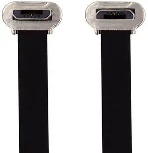 xiwai 90 Degree Micro USB Male to Male 5Pin Slim Flat Charging Cable 16cm | Down to Up Angle Connector,for Phone Tablet Camera,5V 2A power,USB2.0 480Mbps Data xiwai 90 Degree Micro USB Male to Male 5Pin Slim Flat Charging Cable 16cm | Down to Up Angle Connector,for Phone Tablet Camera,5V 2A power,USB2.0 480Mbps Data