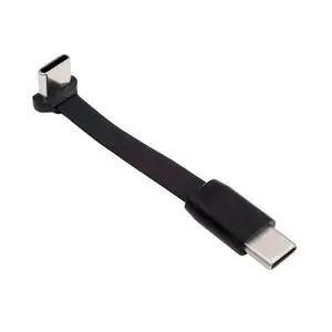 xiwai USB-C Charging Data Cable Type C to USB-C Power USB2.0 Ultra Slim Flat 90 Degree Up Down Angled 65W Fast Charge for Laptop Tablet Phone 6cm xiwai USB-C Charging Data Cable Type C to USB-C Power USB2.0 Ultra Slim Flat 90 Degree Up Down Angled 65W Fast Charge for Laptop Tablet Phone 6cm