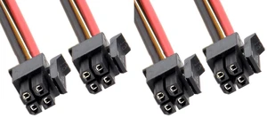 xiwai ATX Power Cable for Molex Micro Fit Connector 4Pin Male to 4-pin Male Power 12V Cable 60cm 20AWG Pitch:3.0mm (Pack of 2) xiwai ATX Power Cable for Molex Micro Fit Connector 4Pin Male to 4-pin Male Power 12V Cable 60cm 20AWG Pitch:3.0mm (Pack of 2)