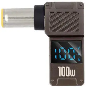 xiwai USB-C PD 65W Charge Adapter Type-C Input to DC 7.9x5.4mm Barrel Jack Plug Smart LED Digital Display 100W Output 20V 5A Charger Connector Compatible with HP Laptop xiwai USB-C PD 65W Charge Adapter Type-C Input to DC 7.9x5.4mm Barrel Jack Plug Smart LED Digital Display 100W Output 20V 5A Charger Connector Compatible with HP Laptop