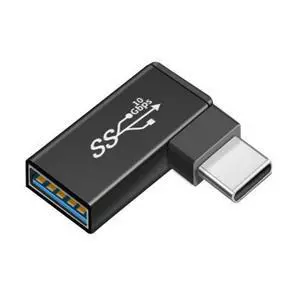 xiwai Right Angled 90 Degree OTG Adapter USB-C Type-C to USB 3.0 Female for Laptop Cell Phone xiwai Right Angled 90 Degree OTG Adapter USB-C Type-C to USB 3.0 Female for Laptop Cell Phone