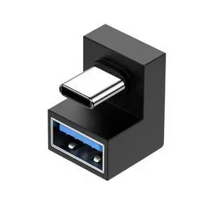 xiwai 180 Degree Up & Down Angled Type-C USB-C OTG to USB 3.0 Female Extension Adapter for Cell Phone & Tablet xiwai 180 Degree Up & Down Angled Type-C USB-C OTG to USB 3.0 Female Extension Adapter for Cell Phone & Tablet
