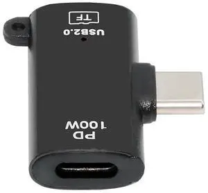 xiwai Type-C to TF Micro-SD T-Flash OTG Card Reader Adapter for Laptop | with 100W PD Power 480Mbps Data, Portable Key Chain USB-C Connector Suitable for Phone Tablet xiwai Type-C to TF Micro-SD T-Flash OTG Card Reader Adapter for Laptop | with 100W PD Power 480Mbps Data, Portable Key Chain USB-C Connector Suitable for Phone Tablet