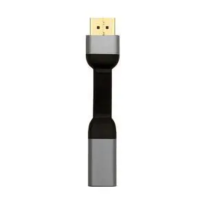 xiwai Short USB-C Type-C Female Host to HDMI Male Sink Cable 8cm 4K 60hz HDTV Adapter Ultra Slim Flat Extension Cord 1080p for Tablet Phone Laptop xiwai Short USB-C Type-C Female Host to HDMI Male Sink Cable 8cm 4K 60hz HDTV Adapter Ultra Slim Flat Extension Cord 1080p for Tablet Phone Laptop