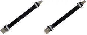 xiwai CYFPV HDMI Male to Micro HDMI Male Extension FPC Flat Cable 1080P for FPV HDTV Multicopter Aerial Photography (0.2m) (Pack of 2) xiwai CYFPV HDMI Male to Micro HDMI Male Extension FPC Flat Cable 1080P for FPV HDTV Multicopter Aerial Photography (0.2m) (Pack of 2)