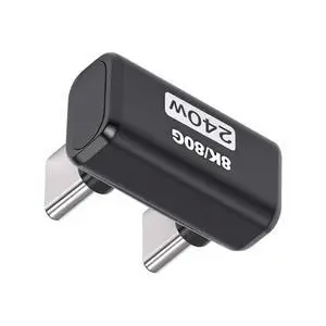 xiwai USB5.0 80Gbps Male to Male High Speed Data USB-C Extension Adapter Opposite U Shape Back Angled with 240W 16K 8K 5K Compatible with USB4.0 Thunderbolt3/4/5 xiwai USB5.0 80Gbps Male to Male High Speed Data USB-C Extension Adapter Opposite U Shape Back Angled with 240W 16K 8K 5K Compatible with USB4.0 Thunderbolt3/4/5