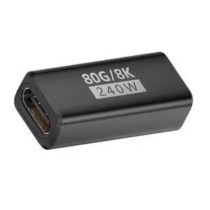 xiwai USB5.0 80Gbps 240W Extension Adapter Type C Female to Female with 16K 8K 5K Compatible with USB4.0 Thunderbolt3/4/5 xiwai USB5.0 80Gbps 240W Extension Adapter Type C Female to Female with 16K 8K 5K Compatible with USB4.0 Thunderbolt3/4/5