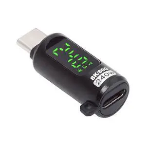 xiwai Smart LED Display USB5.0 80Gbps USB C Male to Female Extension Adapter Switch with 240W 8K 5K Compatible with USB4.0 Thunderbolt3/4/5 xiwai Smart LED Display USB5.0 80Gbps USB C Male to Female Extension Adapter Switch with 240W 8K 5K Compatible with USB4.0 Thunderbolt3/4/5