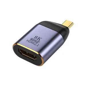 xiwai USB4 USB-C Type-C Source to Female HDMI 2.0 Display 8K 60HZ UHD 4K HDMI Male Monitor Adapter xiwai USB4 USB-C Type-C Source to Female HDMI 2.0 Display 8K 60HZ UHD 4K HDMI Male Monitor Adapter
