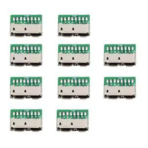 xiwai 10pcs/Set DIY OEM Micro USB 3.0 10Pin Female Socket Mount SMT Type Receptacle PCB Board for USB Disk xiwai 10pcs/Set DIY OEM Micro USB 3.0 10Pin Female Socket Mount SMT Type Receptacle PCB Board for USB Disk