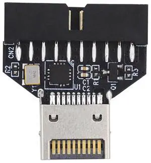 xiwai 10Gbps Type-E IDC Socket USB 3.1 Front Panel Header to USB 3.0 20Pin Header Extension Adapter with CH334P for Desktop Motherboard xiwai 10Gbps Type-E IDC Socket USB 3.1 Front Panel Header to USB 3.0 20Pin Header Extension Adapter with CH334P for Desktop Motherboard