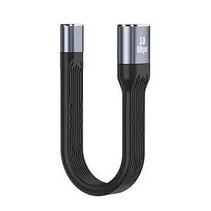 xiwai Flat Slim Data 10Gbps Type C Female USB 3.1 to Type A Female USB3.0 OTG FPC Cable 13cm for Laptop Phone xiwai Flat Slim Data 10Gbps Type C Female USB 3.1 to Type A Female USB3.0 OTG FPC Cable 13cm for Laptop Phone