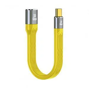 xiwai USB 3.1 Type C Male Host to USB3.0 Type A Female OTG Flat Slim FPC Data Yellow Cable for Laptop Phone xiwai USB 3.1 Type C Male Host to USB3.0 Type A Female OTG Flat Slim FPC Data Yellow Cable for Laptop Phone