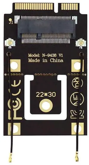 Xiwai NGFF M.2 Key-A to Mini PCI-E PCI Express Converter Adapter for 9260 8265 7260 AC Card Xiwai NGFF M.2 Key-A to Mini PCI-E PCI Express Converter Adapter for 9260 8265 7260 AC Card