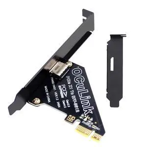 Xiwai PCI-Express 4.0 1x to Oculink SFF-8612 SFF-8611 Host Card for U.2 SSD eGPU External Graphics Card Dock PCIE Xiwai PCI-Express 4.0 1x to Oculink SFF-8612 SFF-8611 Host Card for U.2 SSD eGPU External Graphics Card Dock PCIE