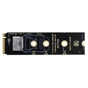 Xiwai PCI-E4.0 2280mm M.2 M-Key to Oculink SFF-8612 SFF-8611 Converter Vertical Host Adapter for NVME U.2 SSD eGPU Xiwai PCI-E4.0 2280mm M.2 M-Key to Oculink SFF-8612 SFF-8611 Converter Vertical Host Adapter for NVME U.2 SSD eGPU