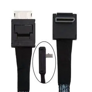 xiwai Down Angled 90 Degree Connector Dual Shield OcuLink PCIe 4.0 PCI-Express SFF-8611 4i Male to SFF-8611 Male Data Active Cable for External eGPU SSD, 80cm xiwai Down Angled 90 Degree Connector Dual Shield OcuLink PCIe 4.0 PCI-Express SFF-8611 4i Male to SFF-8611 Male Data Active Cable for External eGPU SSD, 80cm
