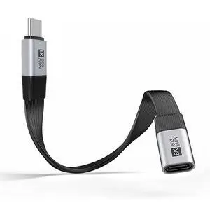 xiwai 20cm Slim Flat FPC USB5.0 80Gbps Male to Female Extension Cable 240W 16K 8K 60Hz 5K Compatible with Thunderbolt3/4/5 40Gbps USB4.0 xiwai 20cm Slim Flat FPC USB5.0 80Gbps Male to Female Extension Cable 240W 16K 8K 60Hz 5K Compatible with Thunderbolt3/4/5 40Gbps USB4.0