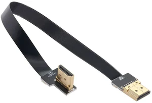 xiwai CYFPV FPV HDMI Male to Right Angled 90D HDMI Male HDTV FPC Flat Cable for FPV HDTV Multicopter Aerial Photography (0.1M) xiwai CYFPV FPV HDMI Male to Right Angled 90D HDMI Male HDTV FPC Flat Cable for FPV HDTV Multicopter Aerial Photography (0.1M)