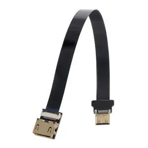 xiwai CYFPV HDMI Female to Mini HDMI Male Extension FPC Flat Cable 0.5m | 1080P for FPV HDTV Multicopter Aerial Photography xiwai CYFPV HDMI Female to Mini HDMI Male Extension FPC Flat Cable 0.5m | 1080P for FPV HDTV Multicopter Aerial Photography