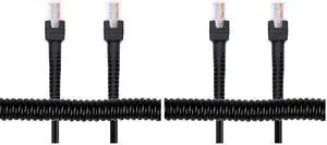 xiwai Cat6 Ethernet 8P8C UTP Male to Male Retractable Ethernet Patch Cable RJ45 Network LAN Stretch Coiled Cord 2.0m (Pack of 2) xiwai Cat6 Ethernet 8P8C UTP Male to Male Retractable Ethernet Patch Cable RJ45 Network LAN Stretch Coiled Cord 2.0m (Pack of 2)