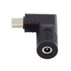 xiwai DC Jack 3.5x1.35mm Input to USB-C Adapter Type-C Connector Angled 90 Degree Power Plug Charge Adapter for Laptop Phone 65W xiwai DC Jack 3.5x1.35mm Input to USB-C Adapter Type-C Connector Angled 90 Degree Power Plug Charge Adapter for Laptop Phone 65W