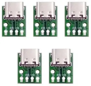 xiwai 5pcs/lot DIY OEM USB Type C Female Plug Socket Connector to PCBA 4Pin USB2.0 Pinout Test Board DC 5V Power Receptacle Adapter Solder xiwai 5pcs/lot DIY OEM USB Type C Female Plug Socket Connector to PCBA 4Pin USB2.0 Pinout Test Board DC 5V Power Receptacle Adapter Solder