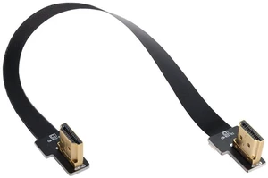 xiwai CYFPV Dual 90 Degree Right Angled HDMI Type A Male to Male HDTV FPC Flat Cable for FPV HDTV Multicopter Aerial Photography (0.8M) xiwai CYFPV Dual 90 Degree Right Angled HDMI Type A Male to Male HDTV FPC Flat Cable for FPV HDTV Multicopter Aerial Photography (0.8M)