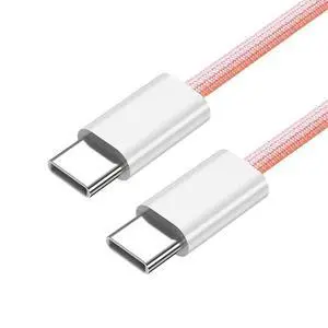 xiwai 27W 65W Power USB-C Cable 480Mbps Data Cable Type C Fast Charging for Phone & Tablet & Laptop, 3m Pink Sleeve xiwai 27W 65W Power USB-C Cable 480Mbps Data Cable Type C Fast Charging for Phone & Tablet & Laptop, 3m Pink Sleeve