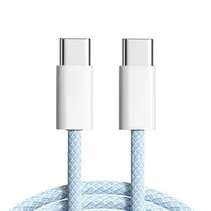 xiwai 27W 65W Power USB-C Cable 480Mbps Data Cable Type C Fast Charging for Phone & Tablet & Laptop, 1m Blue Sleeve xiwai 27W 65W Power USB-C Cable 480Mbps Data Cable Type C Fast Charging for Phone & Tablet & Laptop, 1m Blue Sleeve