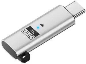 xiwai USB-C Type-C EDID DDC Dummy Plug Headless Ghost CY Virtual Display Adapter USB5.0 USB4.0 Display Emulator 4K@60Hz Compatible with Thunderbolt3/4/5 Silver xiwai USB-C Type-C EDID DDC Dummy Plug Headless Ghost CY Virtual Display Adapter USB5.0 USB4.0 Display Emulator 4K@60Hz Compatible with Thunderbolt3/4/5 Silver