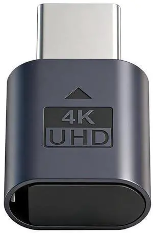 xiwai Mini Displayport Dummy Plug 4K@17hz Headless Ghost Emulator CY Mini-DP Virtual Display Adapter with LED Light Blue xiwai Mini Displayport Dummy Plug 4K@17hz Headless Ghost Emulator CY Mini-DP Virtual Display Adapter with LED Light Blue