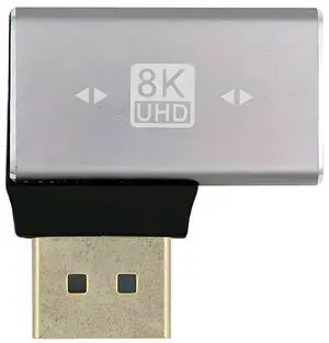 xiwai 8K 60hz DisplayPort 1.4 (DP) Male to DP Female Adapter Left Angled 90 Degree Ultra-HD UHD 4K 144hz Extender Connector for Video PC Laptop Monitor xiwai 8K 60hz DisplayPort 1.4 (DP) Male to DP Female Adapter Left Angled 90 Degree Ultra-HD UHD 4K 144hz Extender Connector for Video PC Laptop Monitor