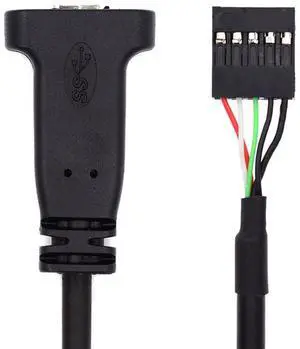 xiwai Single Port USB 3.1 Type C USB-C Female to USB 2.0 Motherboard 9pin 10pin Header Cable with Bracket 20cm xiwai Single Port USB 3.1 Type C USB-C Female to USB 2.0 Motherboard 9pin 10pin Header Cable with Bracket 20cm