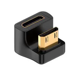 xiwai 360-Degree Down Angled U-Shaped Mini HDMI 1.4 Male to Mini Female HDMI switches Adapter Converter for Laptop Tablet Gaming Home Theater xiwai 360-Degree Down Angled U-Shaped Mini HDMI 1.4 Male to Mini Female HDMI switches Adapter Converter for Laptop Tablet Gaming Home Theater