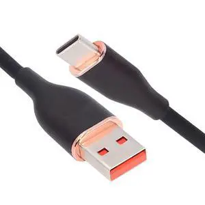 xiwai Type A 15W Power Black Colored USB-A to USB-C Liquid Silicone Ultra Soft Power USB2.0 Data Cable Fast Charge for Laptop Tablet Phone 200cm xiwai Type A 15W Power Black Colored USB-A to USB-C Liquid Silicone Ultra Soft Power USB2.0 Data Cable Fast Charge for Laptop Tablet Phone 200cm