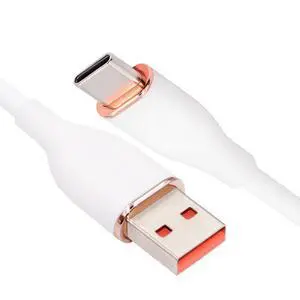 xiwai Type A 15W Power White Colored USB-A to USB-C Liquid Silicone Ultra Soft Power USB2.0 Data Cable Fast Charge for Laptop Tablet Phone 100cm xiwai Type A 15W Power White Colored USB-A to USB-C Liquid Silicone Ultra Soft Power USB2.0 Data Cable Fast Charge for Laptop Tablet Phone 100cm
