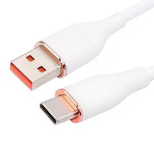 xiwai Type A 15W Power White Colored USB-A to USB-C Liquid Silicone Ultra Soft Power USB2.0 Data Cable Fast Charge for Laptop Tablet Phone 200cm xiwai Type A 15W Power White Colored USB-A to USB-C Liquid Silicone Ultra Soft Power USB2.0 Data Cable Fast Charge for Laptop Tablet Phone 200cm