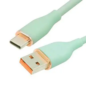 xiwai Type A 15W Power Green Colored USB-A to USB-C Liquid Silicone Ultra Soft Power USB2.0 Data Cable Fast Charge for Laptop Tablet Phone 100cm xiwai Type A 15W Power Green Colored USB-A to USB-C Liquid Silicone Ultra Soft Power USB2.0 Data Cable Fast Charge for Laptop Tablet Phone 100cm