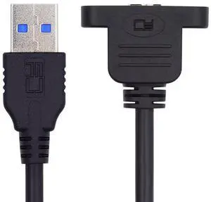 xiwai Type-A USB 3.0 Male to Micro 3.0 Type-B Female Screw Mount Type 5Gbps Data Sync Cord Extension Cable xiwai Type-A USB 3.0 Male to Micro 3.0 Type-B Female Screw Mount Type 5Gbps Data Sync Cord Extension Cable