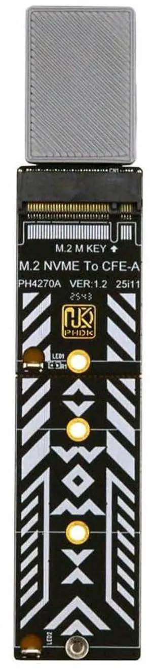 xiwai Type-A CFexpress to 2230 2240 2260 2280 NVME Memory Card Kit Case CFE CFA NGFF M-Key Adapter for PCIe Expansion Camera 8K RAW xiwai Type-A CFexpress to 2230 2240 2260 2280 NVME Memory Card Kit Case CFE CFA NGFF M-Key Adapter for PCIe Expansion Camera 8K RAW