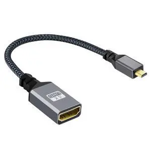 xiwai 4K Micro HDMI 1.4 Male to HDMI Female Extension Cable for DV MP4 Camera DC Laptop xiwai 4K Micro HDMI 1.4 Male to HDMI Female Extension Cable for DV MP4 Camera DC Laptop