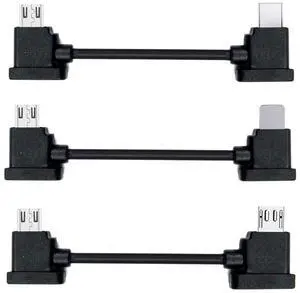 xiwai 3pcs/Set Type-C & Micro & 8P to Micro USB USB-C Remote Controller Data Cable for Mavic Pro Platinum Park RC Accessories xiwai 3pcs/Set Type-C & Micro & 8P to Micro USB USB-C Remote Controller Data Cable for Mavic Pro Platinum Park RC Accessories