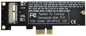 xiwai PCI Express PCI-E 1X to 12+16Pin 2013-2017 Mac Pro Air SSD Convert Card for A1493 A1502 A1465 A1466 xiwai PCI Express PCI-E 1X to 12+16Pin 2013-2017 Mac Pro Air SSD Convert Card for A1493 A1502 A1465 A1466