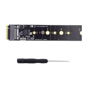 xiwai JMB582 SATA NGFF Key B+M SSD to NVME M-Key Motherboard Desktop Adapter Converter Card for SSD 2280 xiwai JMB582 SATA NGFF Key B+M SSD to NVME M-Key Motherboard Desktop Adapter Converter Card for SSD 2280