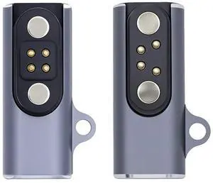 xiwai 2 Pack USB Magnetic Charging Adapter Replacement Type-C to Pitch 2.5mm with 4-Pin Terraced Square Contacts with LED Light Compatible with Bone Conduction Headphone xiwai 2 Pack USB Magnetic Charging Adapter Replacement Type-C to Pitch 2.5mm with 4-Pin Terraced Square Contacts with LED Light Compatible with Bone Conduction Headphone