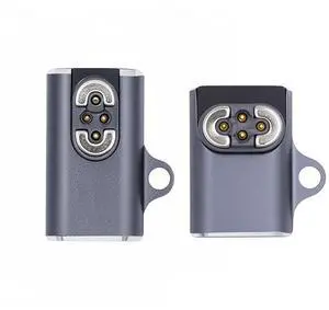 xiwai 2 Pack USB Magnetic Charging Adapter Replacement to 4-Pin Horizontal Vertical Rhomboid Contacts with LED Light Compatible with Bone Conduction Headphone S70 xiwai 2 Pack USB Magnetic Charging Adapter Replacement to 4-Pin Horizontal Vertical Rhomboid Contacts with LED Light Compatible with Bone Conduction Headphone S70