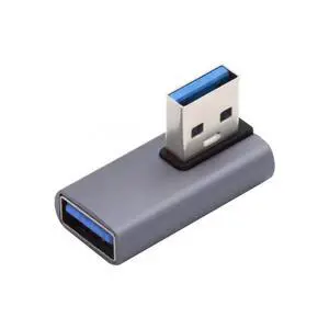 xiwai 10Gbps USB3.0 Male to Female Extension Power Data Video Adapter Low Profile 90 Degree Left Angled Type xiwai 10Gbps USB3.0 Male to Female Extension Power Data Video Adapter Low Profile 90 Degree Left Angled Type