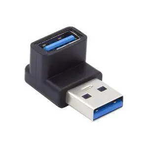 xiwai 10Gbps 90 Degree Up Angled Type USB3.0 Male to Female Extension Power Data Video Adapter xiwai 10Gbps 90 Degree Up Angled Type USB3.0 Male to Female Extension Power Data Video Adapter